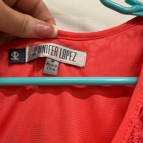 Jennifer Lopez women’s tank top with flowery slip layer - Picture 3 of 4